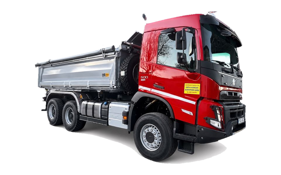 Volvo FMX 500 tristranny sklapec bez pozadi